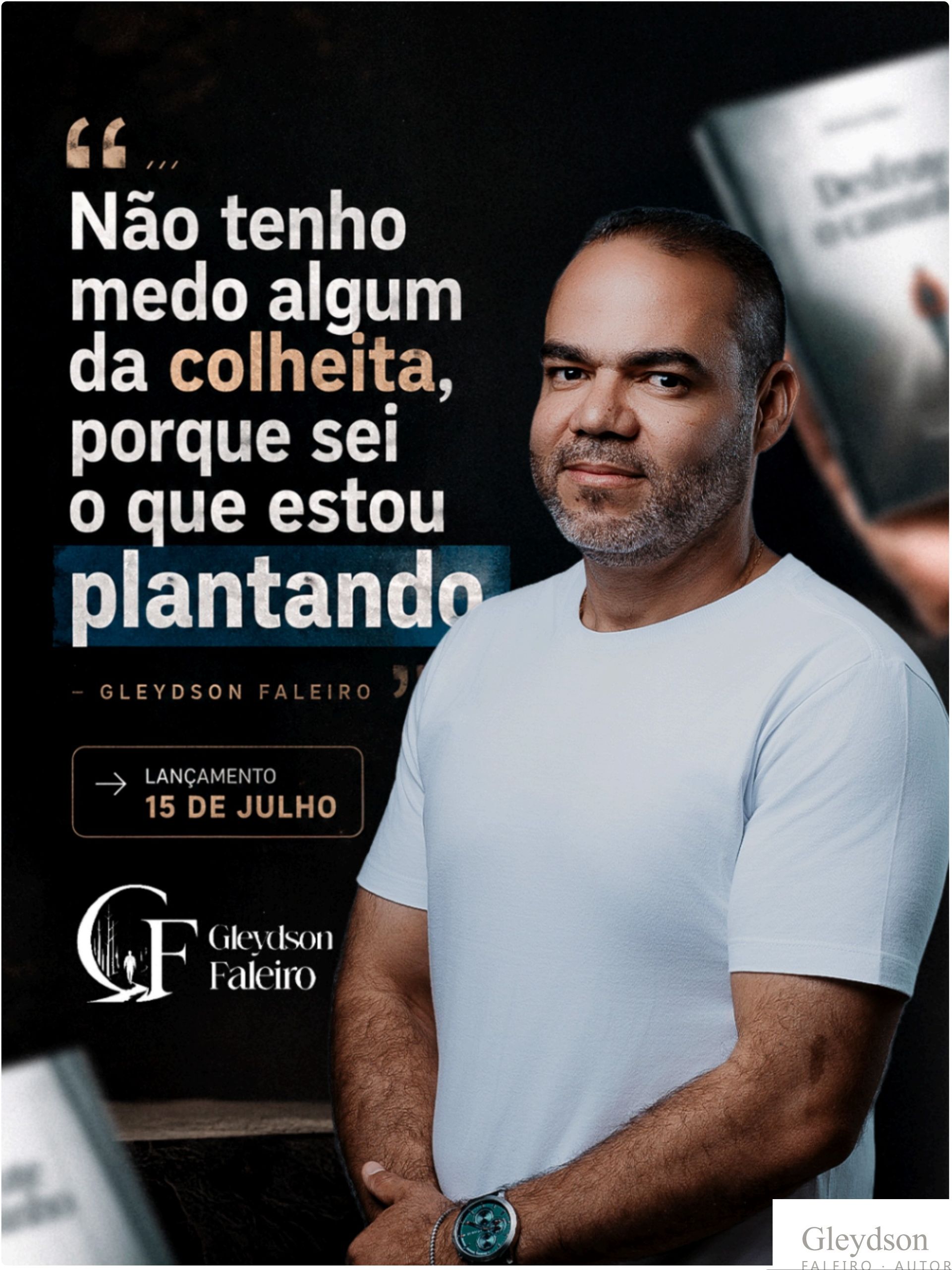 Arte editorial da campanha